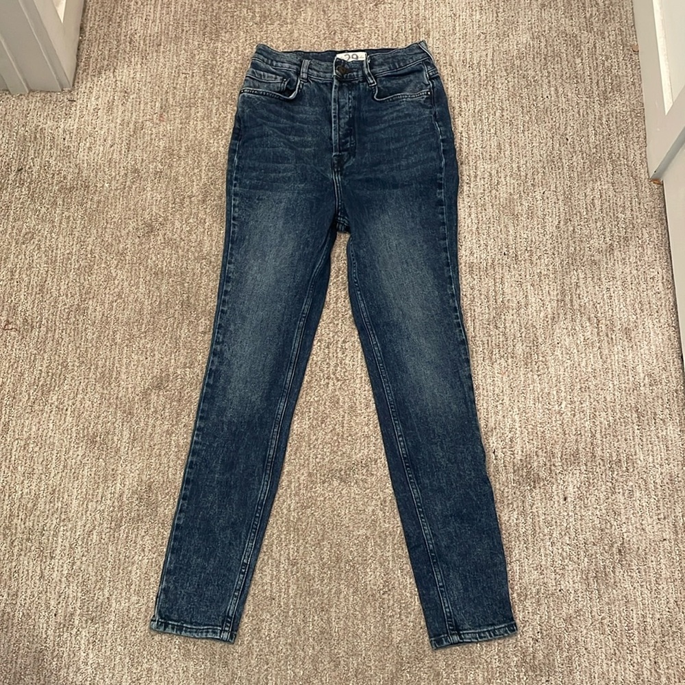 High waisted We The Free skinny jeans